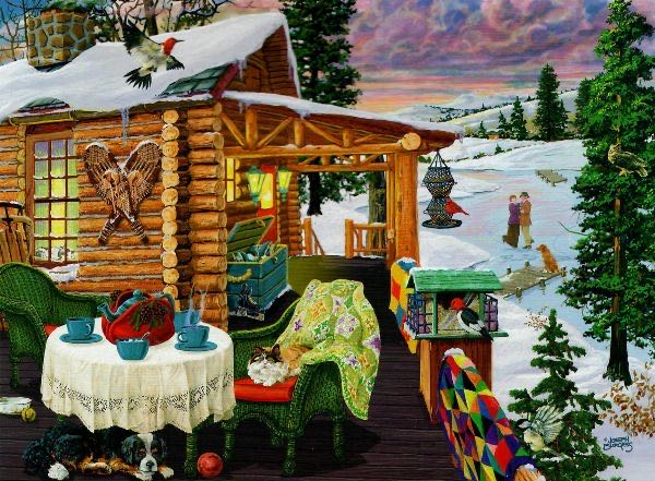 Twilight Skaters - Bits And Pieces puzzle collectible - Main Image 2