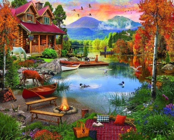 Paradise Lake (v) 🧩 - White Mountain puzzle collectible - Main Image 2