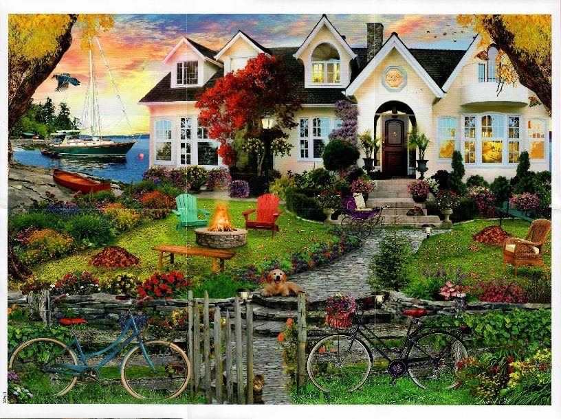 Coastside Home - Ceaco puzzle collectible - Main Image 2