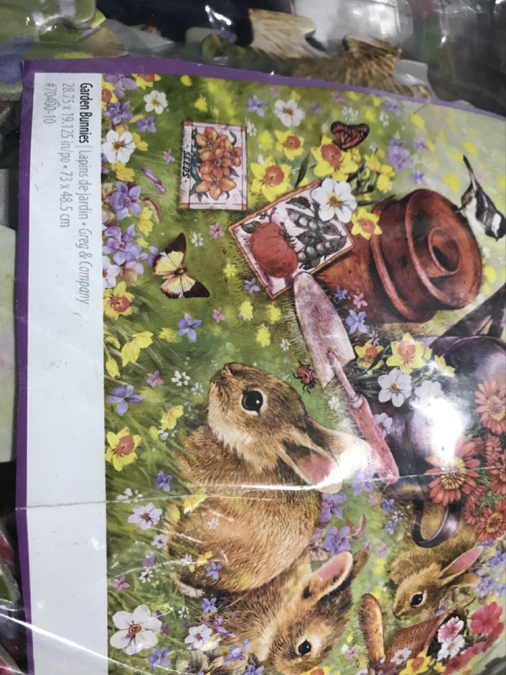 25 Garden Bunnies - Sure-lox puzzle collectible - Main Image 2