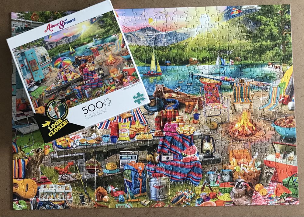 Family Campsite - Buffalo puzzle collectible [Barcode 079346032532] - Main Image 3