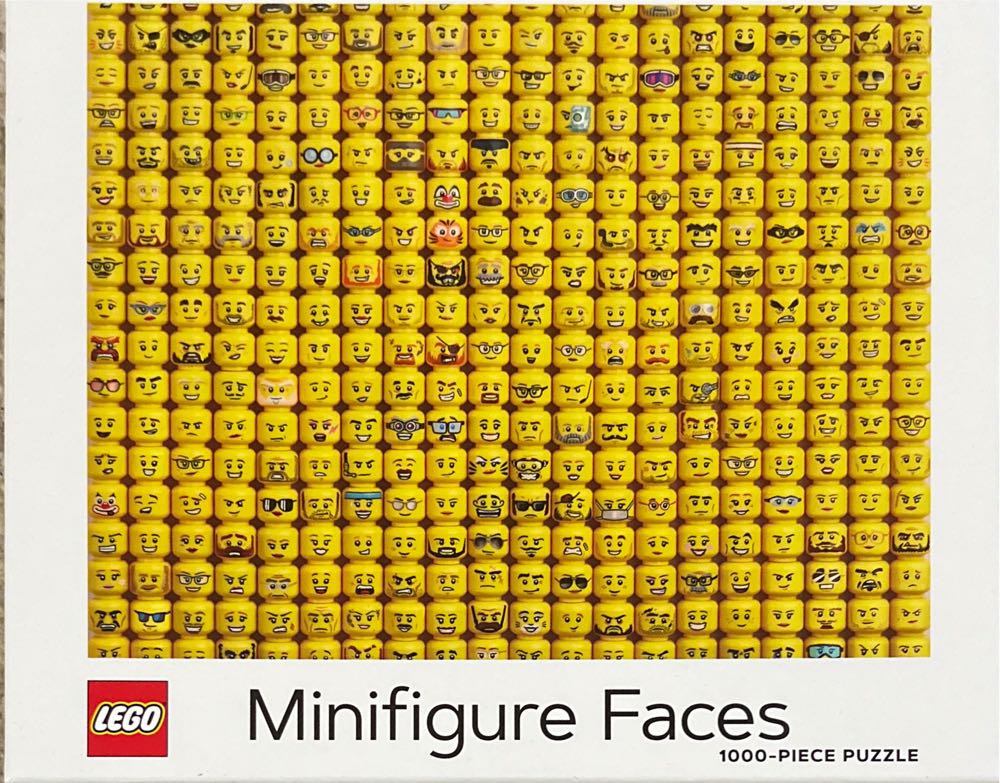 Lego Minifigure Faces - Chronicle Books puzzle collectible [Barcode 9781797210193] - Main Image 3