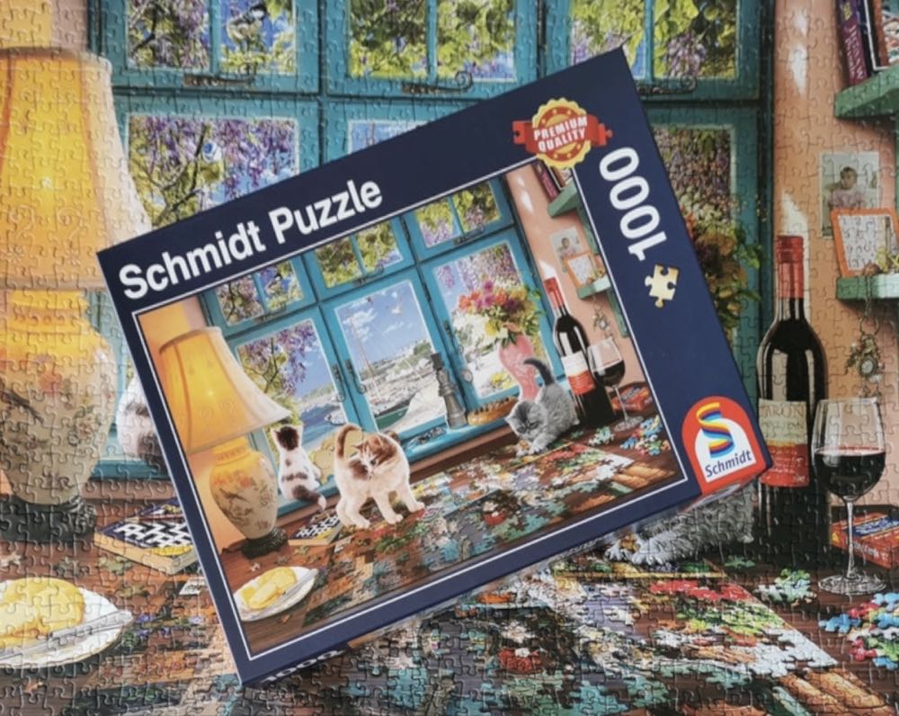 Puzzlers desk (maken) - Schmidt Puzzle puzzle collectible [Barcode 4001504583446] - Main Image 4
