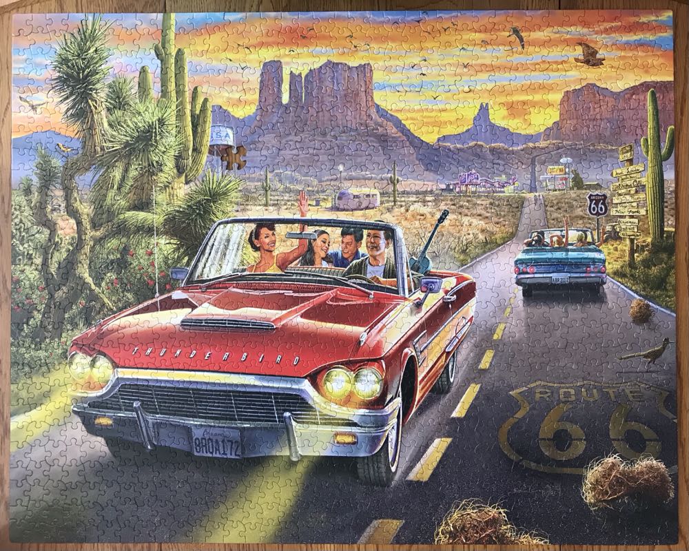 TRADED-Sweet Ride PZ. - White Mountain puzzle collectible [Barcode 724819262687] - Main Image 2