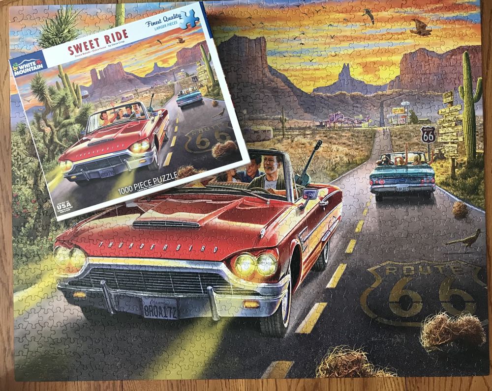 TRADED-Sweet Ride PZ. - White Mountain puzzle collectible [Barcode 724819262687] - Main Image 3