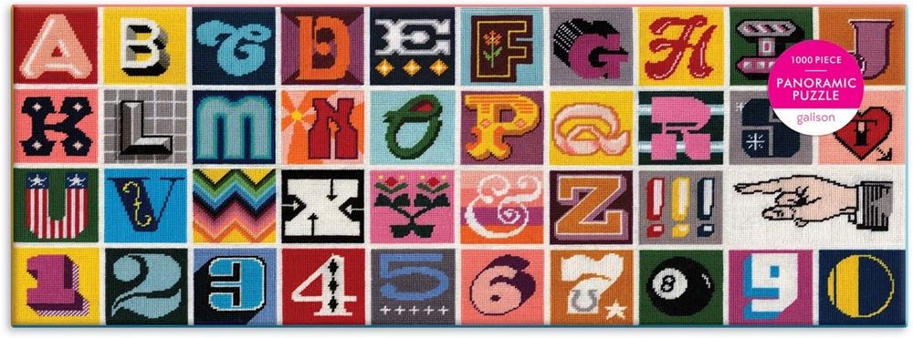 Needlepoint A To Z - Galison puzzle collectible [Barcode 9780735365308] - Main Image 2