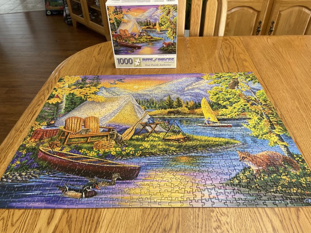 Camping Out - Bits And Pieces puzzle collectible [Barcode 192949031136] - Main Image 3