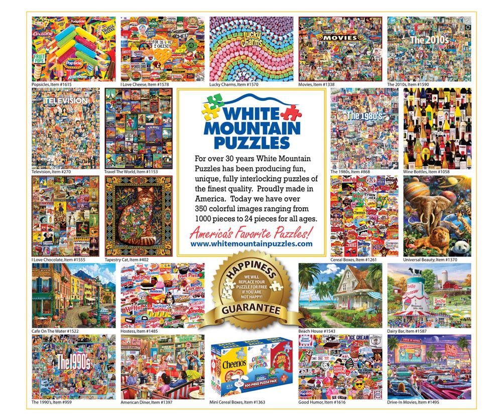 Best Sellers (Betaald 100426) - White Mountain puzzle collectible [Barcode 724819255108] - Main Image 4