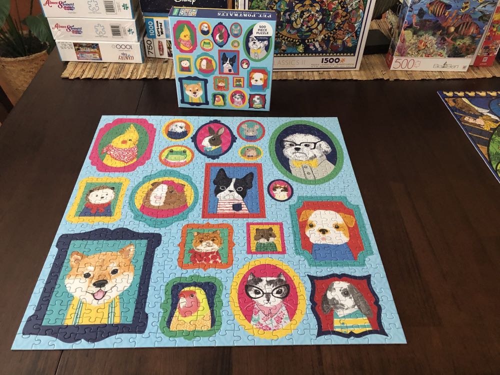 Pet Portraits✅ - Mudpuppy puzzle collectible [Barcode 9780735355835] - Main Image 3