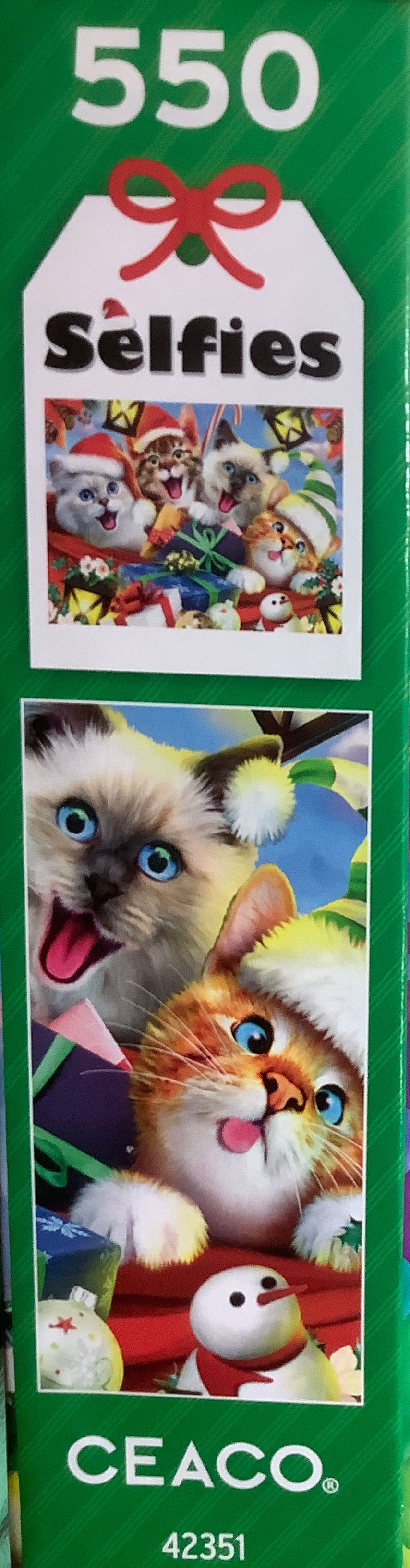 Christmas Cats In Hats 🆕📦 - Ceaco New puzzle collectible [Barcode 021081231893] - Main Image 3