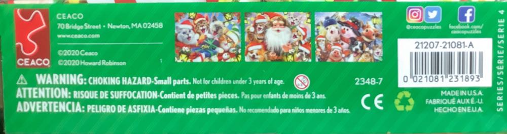 Christmas Cats In Hats 🆕📦 - Ceaco New puzzle collectible [Barcode 021081231893] - Main Image 4