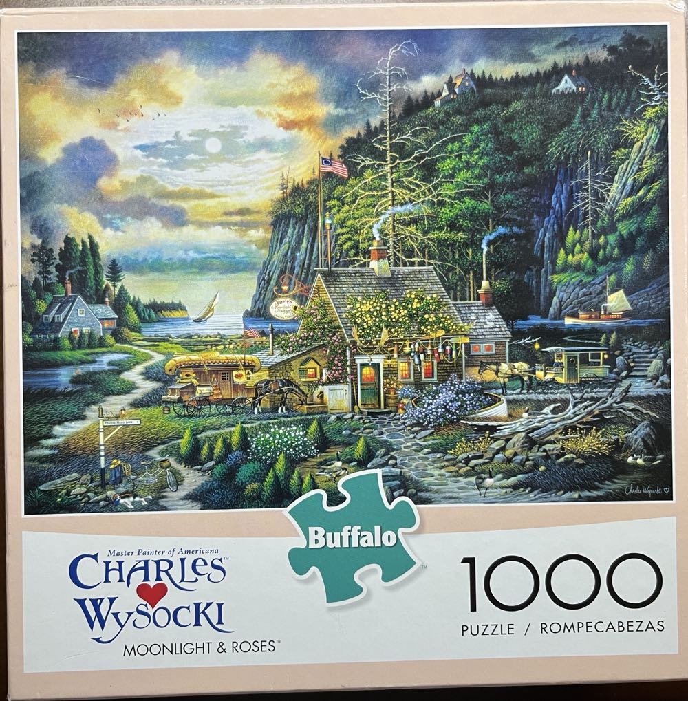 Moonlight & Roses - Buffalo Games puzzle collectible [Barcode 079346114382] - Main Image 3