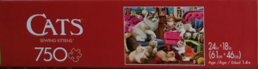 Sewing Kittens - Buffalo 🇺🇸 puzzle collectible [Barcode 079346172801] - Main Image 3