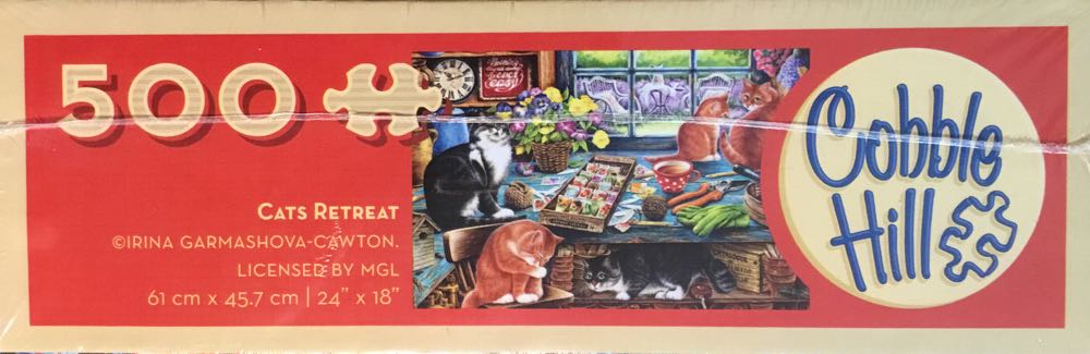 Cat’s Retreat - Cobble Hill puzzle collectible [Barcode 625012572217] - Main Image 4