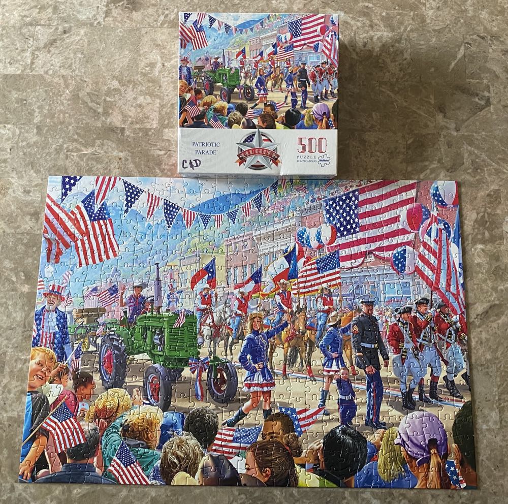 Patriotic Parade Copy 2 - Buffalo puzzle collectible [Barcode 079346332021] - Main Image 2