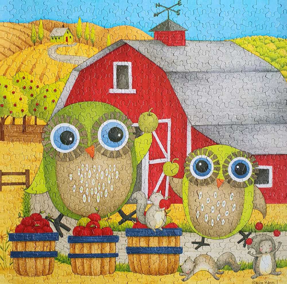 Owl Apple Orchard - Ceaco puzzle collectible [Barcode 021081230681] - Main Image 2