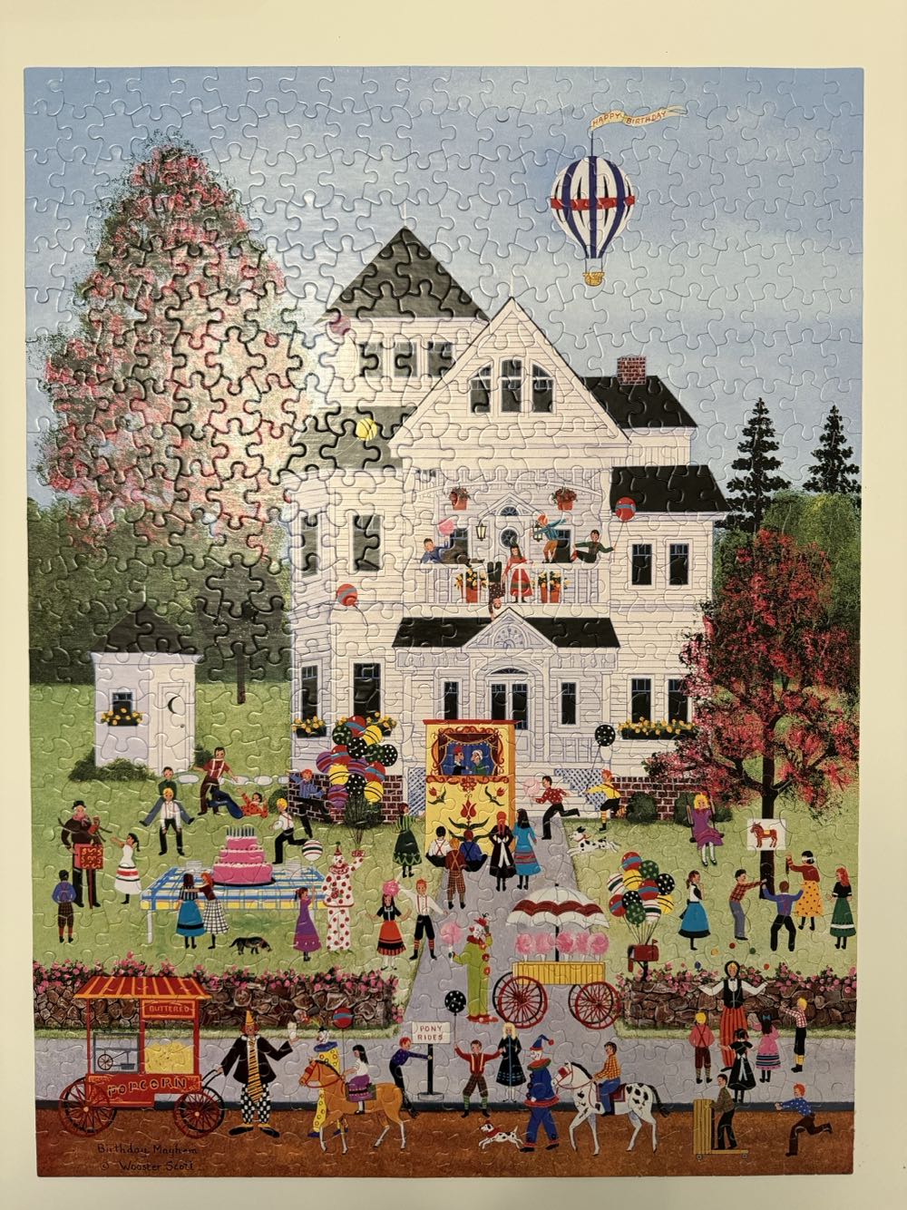 Mayhem Birthday - Ceaco puzzle collectible [Barcode 021081230094] - Main Image 3