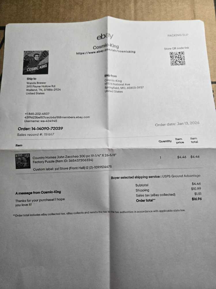 Country Homes - The Great American Puzzle Factory puzzle collectible [Barcode 010563003547] - Main Image 2