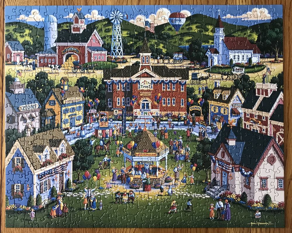 School Carnival - Dowdle puzzle collectible [Barcode 671095000642] - Main Image 2