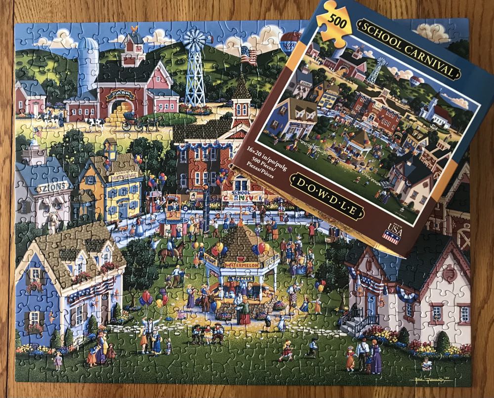 School Carnival - Dowdle puzzle collectible [Barcode 671095000642] - Main Image 3