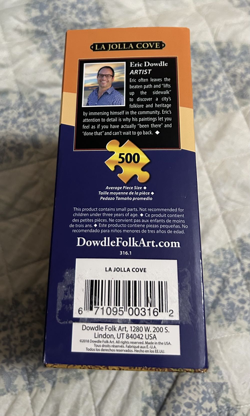 La Jolla Cove - Dowdle puzzle collectible [Barcode 671095003162] - Main Image 3