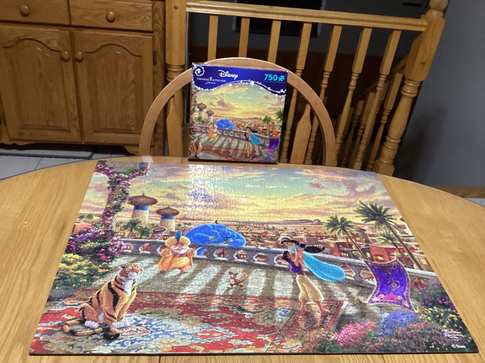 Jasmine Dancing In Desert Sunset - Ceaco puzzle collectible [Barcode 021081291804] - Main Image 2