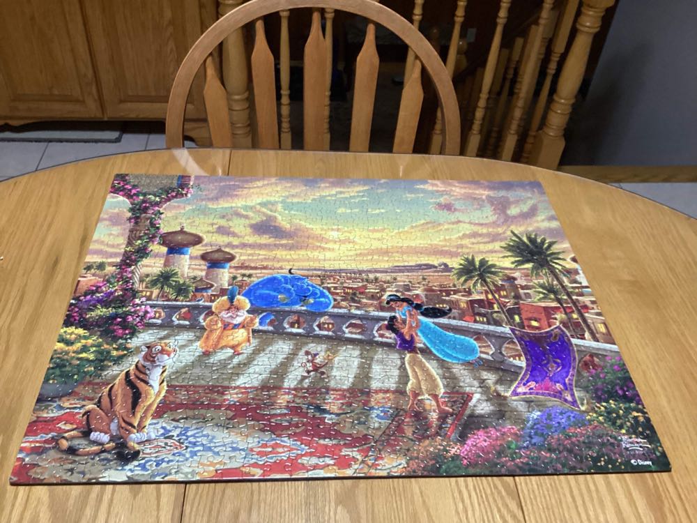 Jasmine Dancing In Desert Sunset - Ceaco puzzle collectible [Barcode 021081291804] - Main Image 3