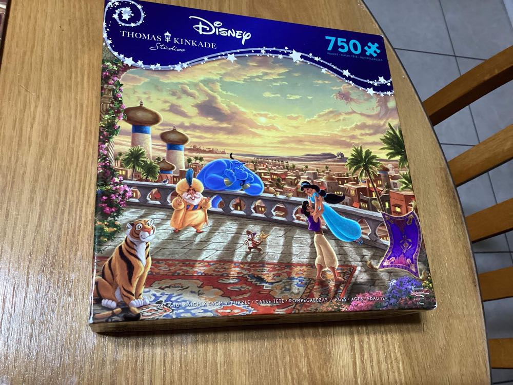 Jasmine Dancing In Desert Sunset - Ceaco puzzle collectible [Barcode 021081291804] - Main Image 4