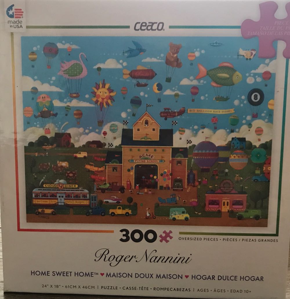 Acme Flying School - Ceaco puzzle collectible [Barcode 021081220392] - Main Image 2