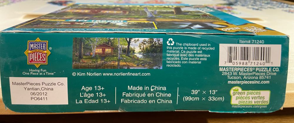Simpler Times - MasterPieces puzzle collectible [Barcode 705988712401] - Main Image 4