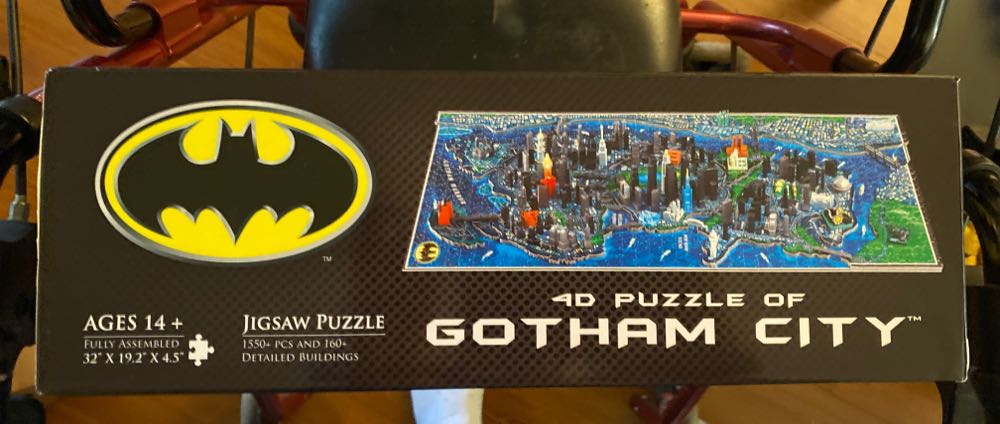 4d Cityscape Batman Gotham City 3d Time Puzzle Piece  puzzle collectible [Barcode 714832511046] - Main Image 4