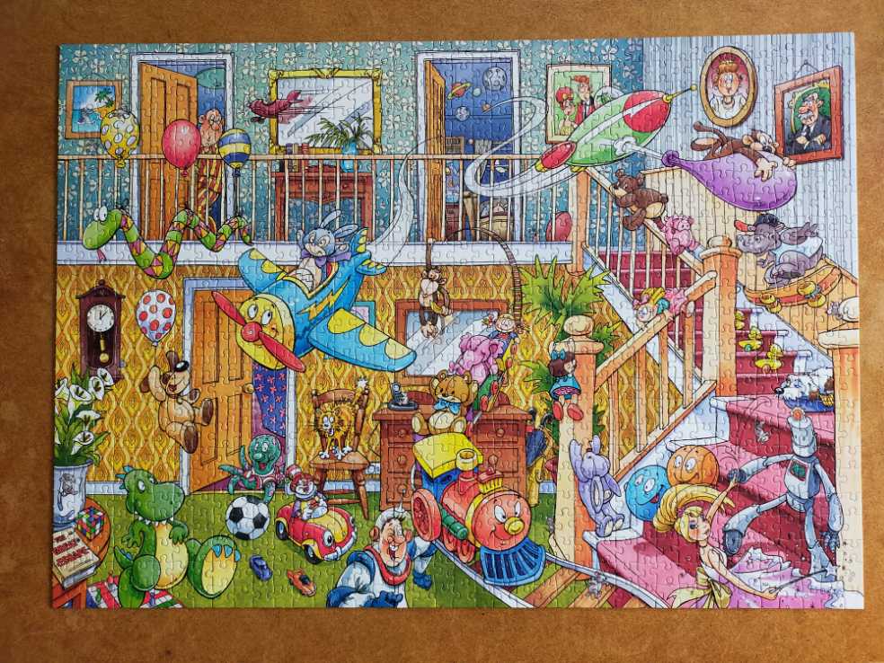 Slumber Party! - Wasgij Imagine puzzle collectible [Barcode 8710126191422] - Main Image 2