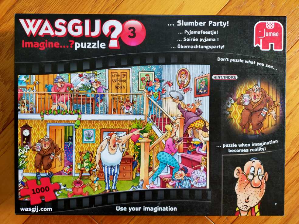 Slumber Party! - Wasgij Imagine puzzle collectible [Barcode 8710126191422] - Main Image 3