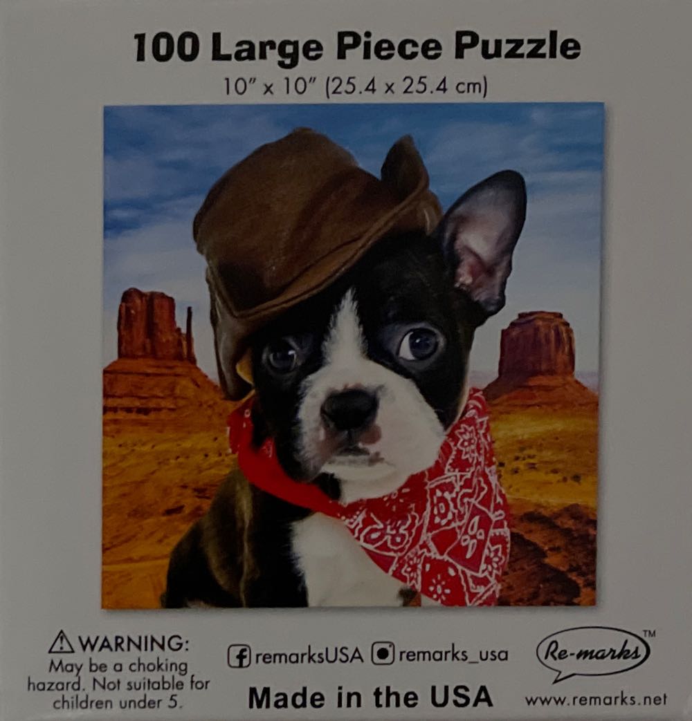 Cowboy Pup - Re-marks puzzle collectible [Barcode 681410340582] - Main Image 2