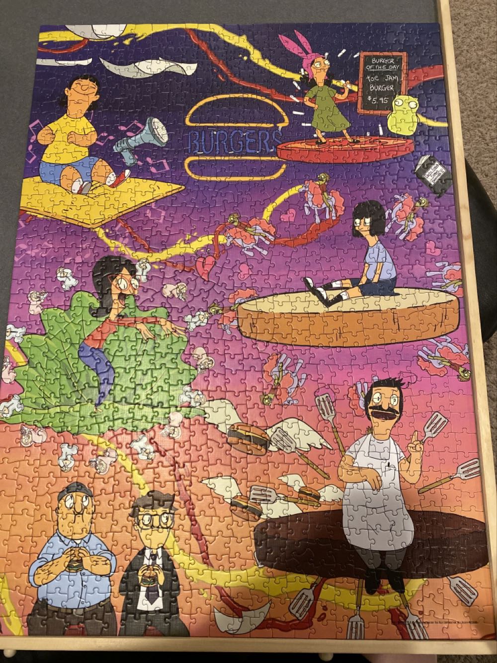 Bob’s Burgers - Burger Dreams - USAopoly puzzle collectible [Barcode 700304154002] - Main Image 2