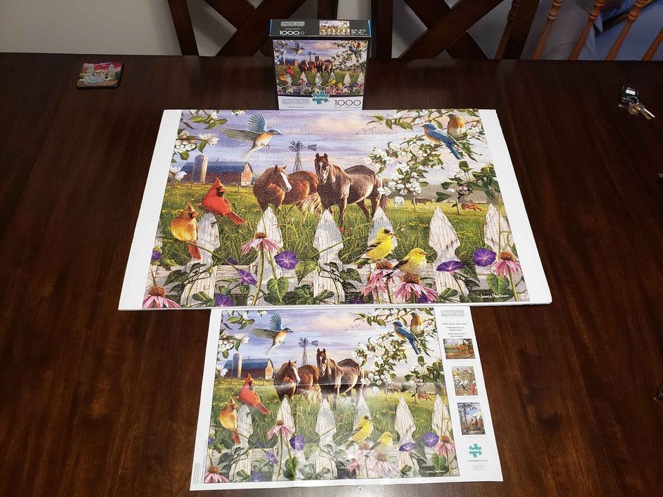 Evening Meadow - Buffalo Games puzzle collectible [Barcode 079346111664] - Main Image 4