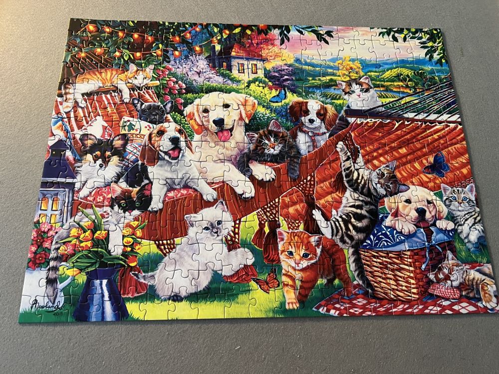 Lazy Afternoon** - Master Pieces 🇺🇸 puzzle collectible [Barcode 705988320316] - Main Image 2