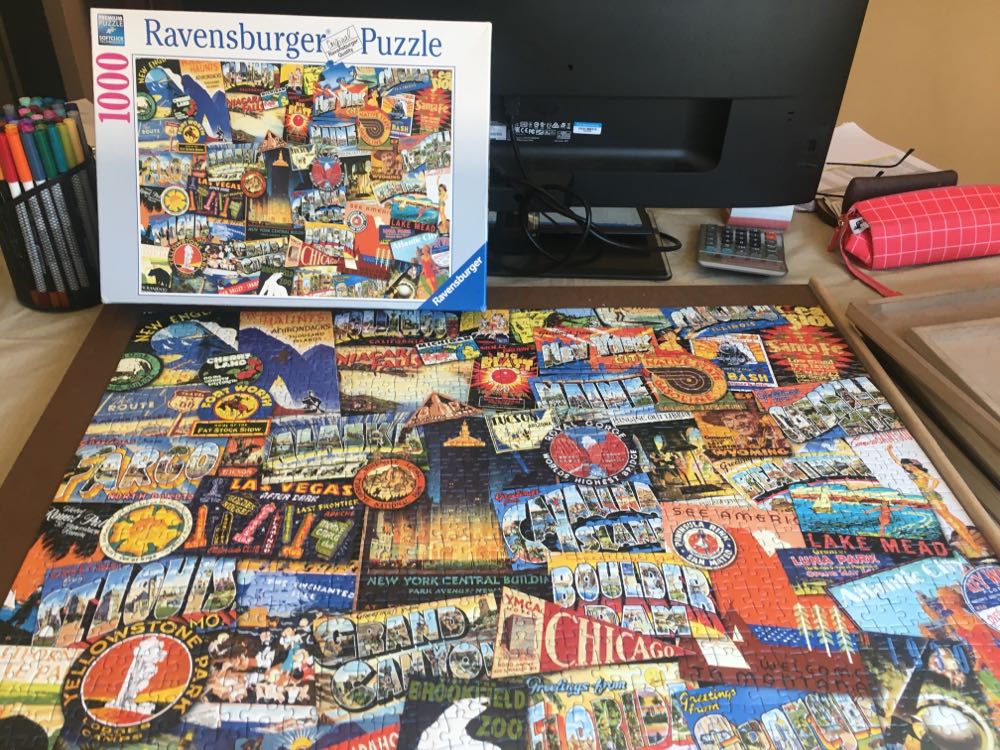 Road Trip USA  - Ravensburger puzzle collectible [Barcode 4005556192120] - Main Image 2