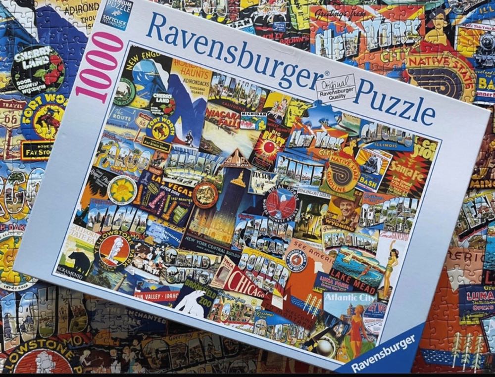 Road Trip USA  - Ravensburger puzzle collectible [Barcode 4005556192120] - Main Image 4