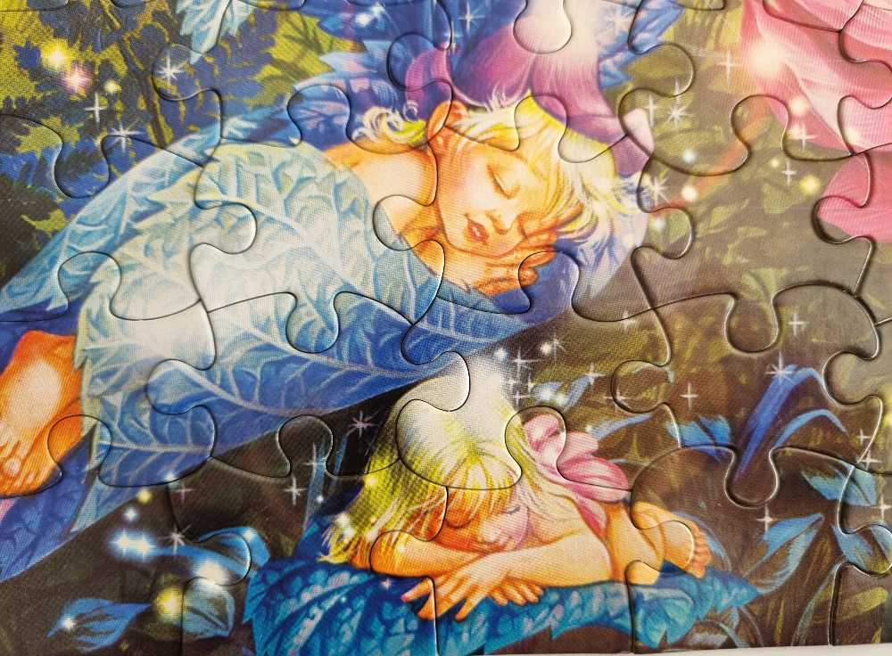 Gemstone Fairies - Evening Fairies  - Ceaco puzzle collectible [Barcode 021081016179] - Main Image 4