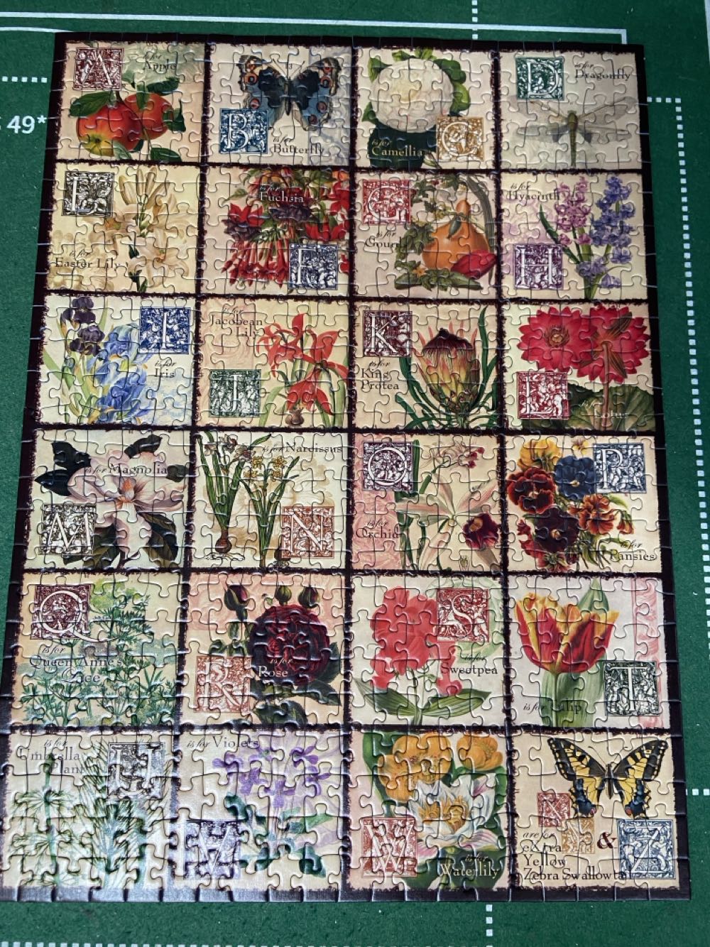 Vintage Flora ✅ - Ravensburger puzzle collectible [Barcode 4005556141265] - Main Image 4