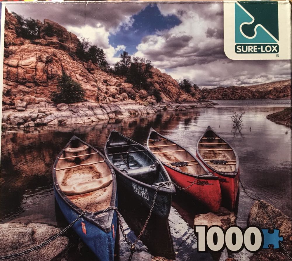 Sure Lox Jigsaw Puzzle Art Gallery By Bob Larson Rustic Scenic Landscape 4 Set - Tcg puzzle collectible [Barcode 686141014443] - Main Image 2