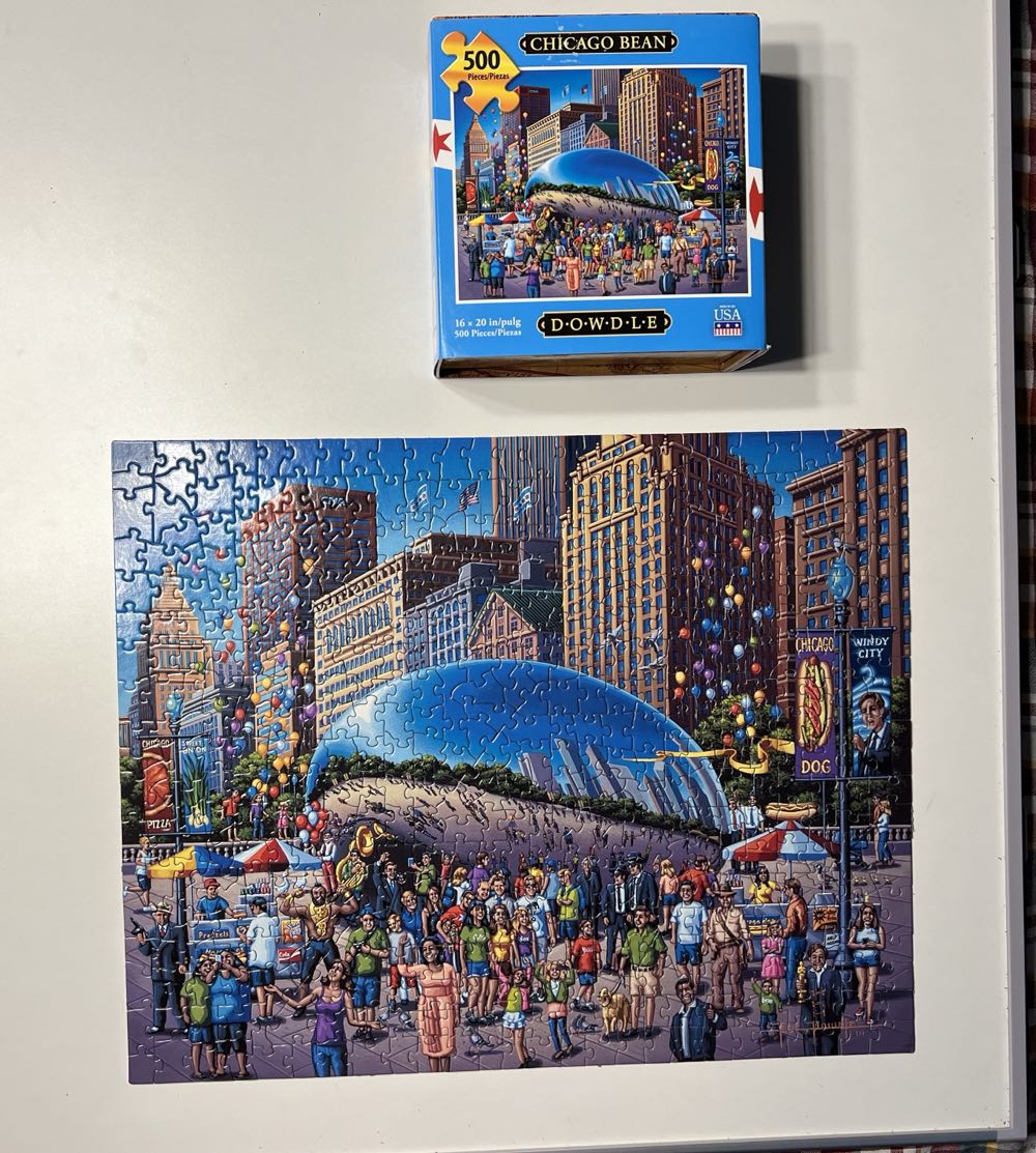 Chicago Bean - Dowdle puzzle collectible [Barcode 671095203333] - Main Image 3