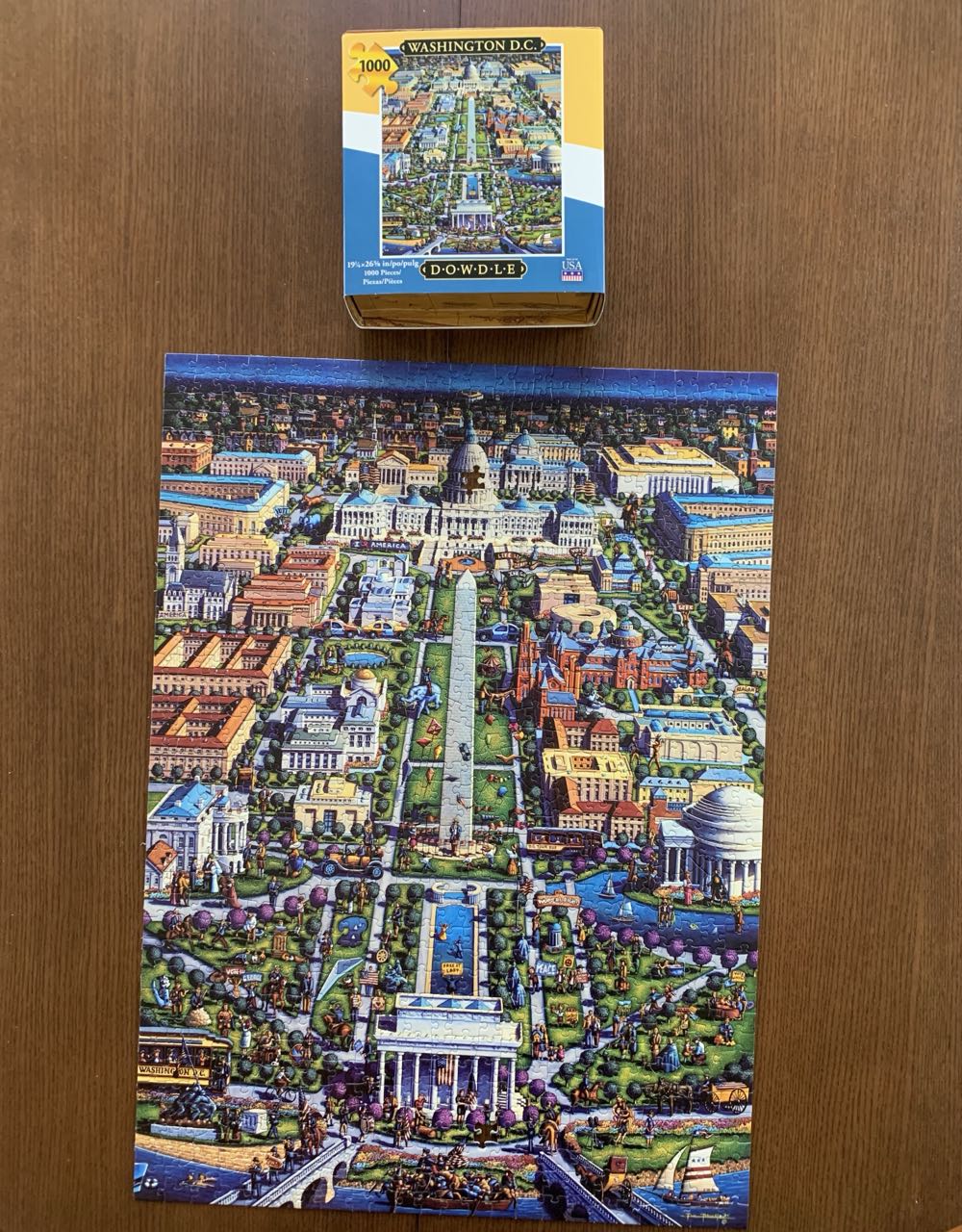Washington D.C. 🇺🇸 - Dowdle 🇺🇸 puzzle collectible [Barcode 671095400992] - Main Image 2