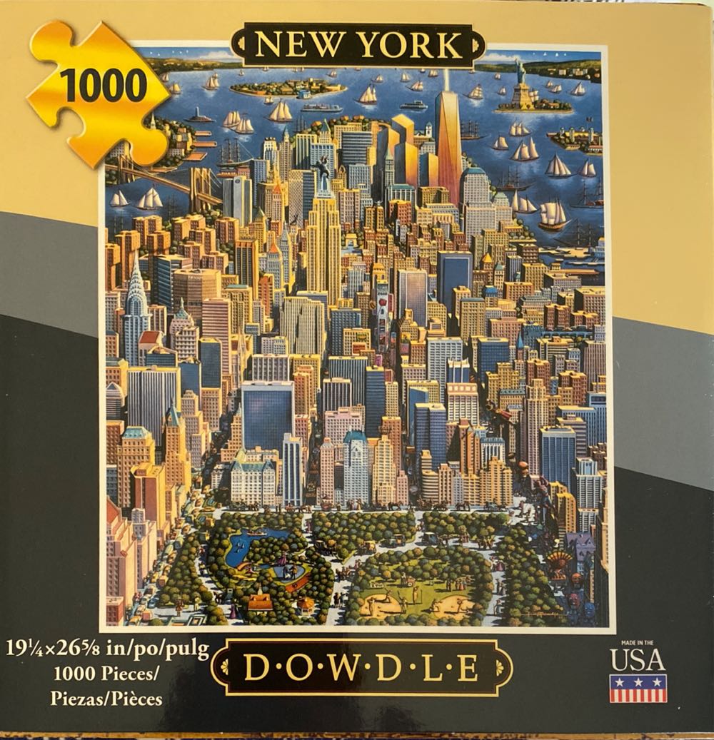 Dowdle: New York - Dowdle Folk Art puzzle collectible [Barcode 671095400930] - Main Image 4