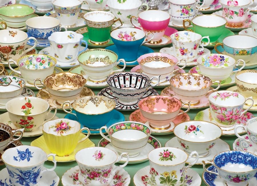 Teacups - Cobble Hill 🇺🇸 puzzle collectible [Barcode 625012571012] - Main Image 2
