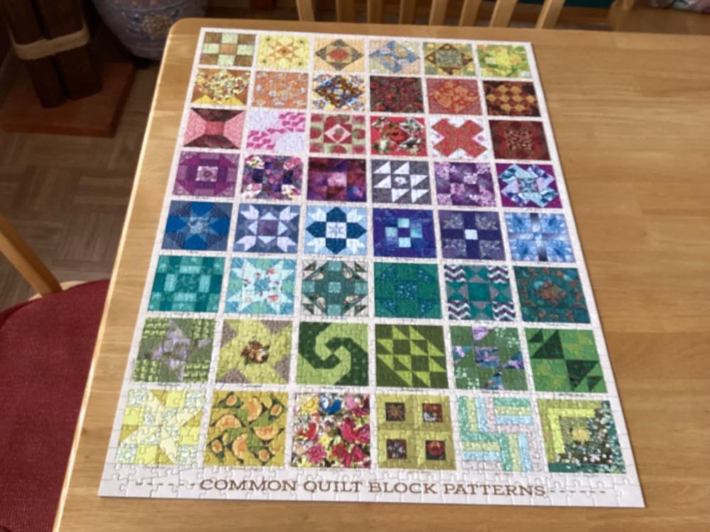Common Quilt Blocks*^ - Cobble Hill puzzle collectible [Barcode 625012802376] - Main Image 4