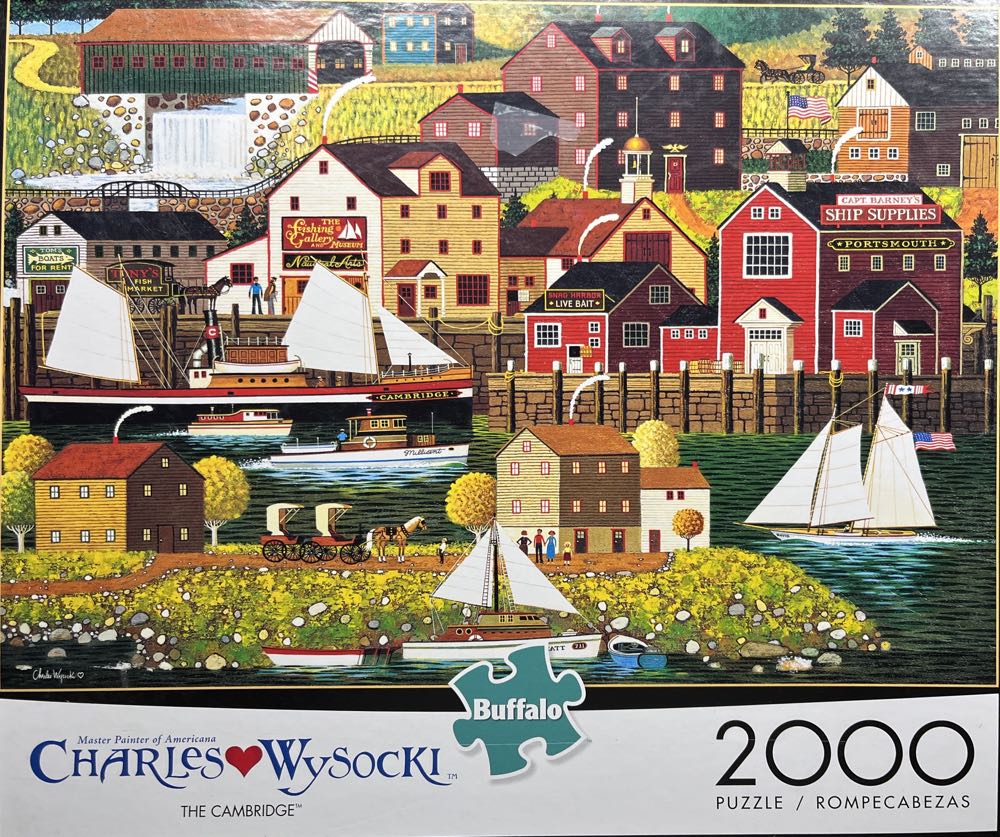 The Cambridge - Buffalo Games puzzle collectible [Barcode 079346020508] - Main Image 2