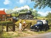 Passing By - SunsOut puzzle collectible [Barcode 796780137998] - Main Image 1