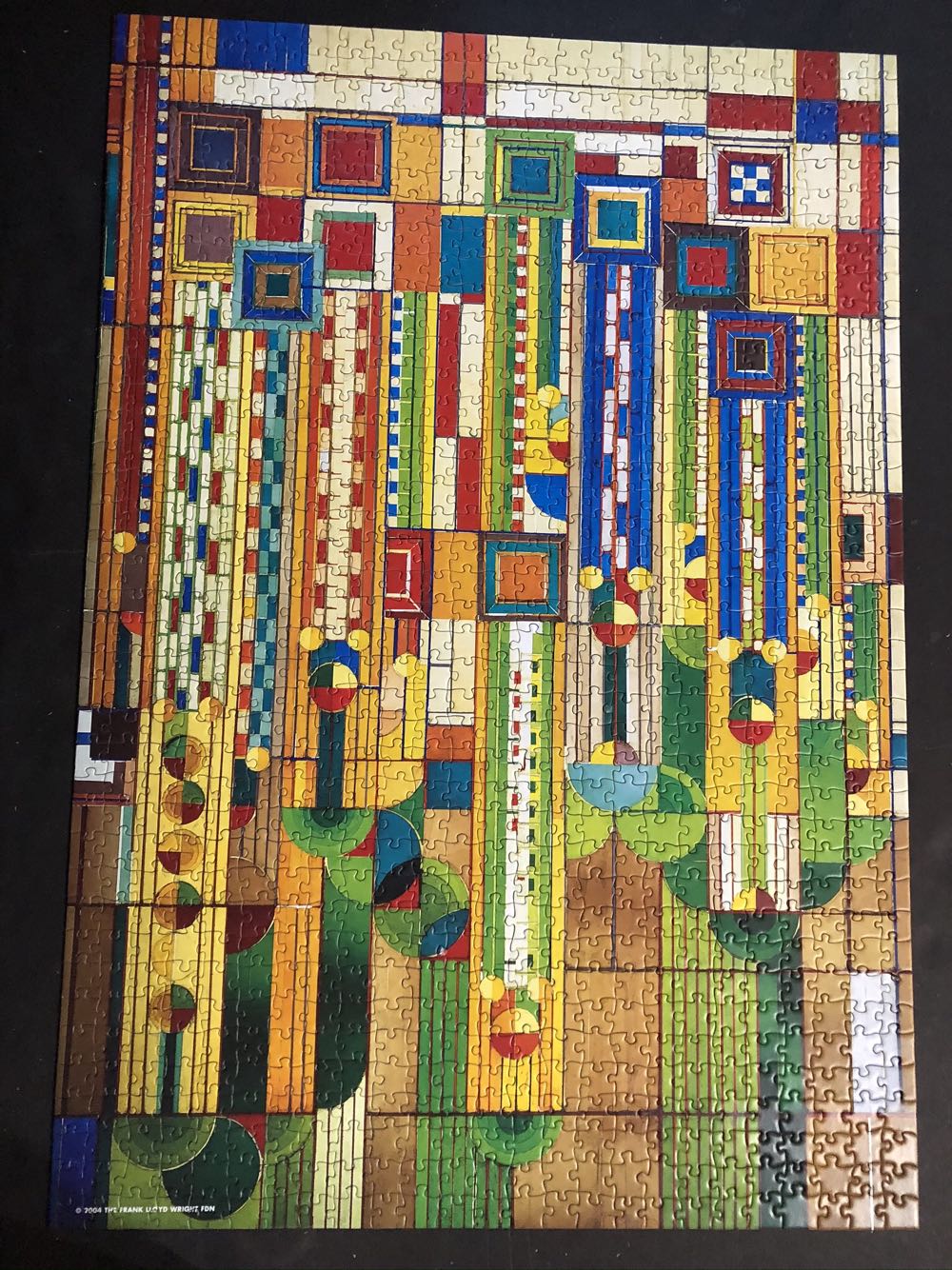 Frank Lloyd Wright - Saguaro Forms and Cactus Flowers - Pomegranate puzzle collectible [Barcode 9780764929083] - Main Image 2